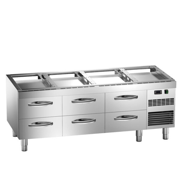 Angelo Po - 3SBRP6C - KÜHLTISCH  -2°C ÷ +10°C - 6 SCHUBLADEN